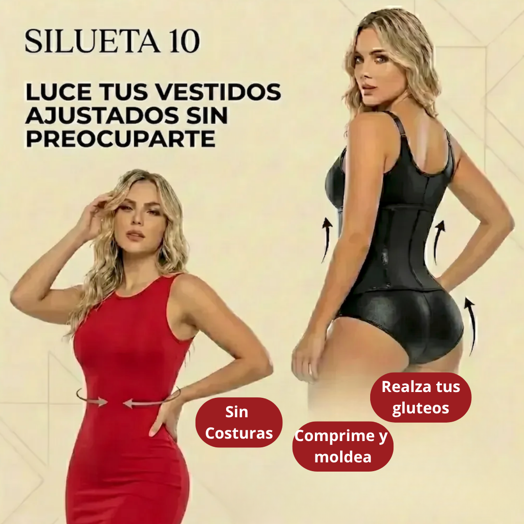 SILUETA 10 - Chaleco 9 varillas 3 en 1