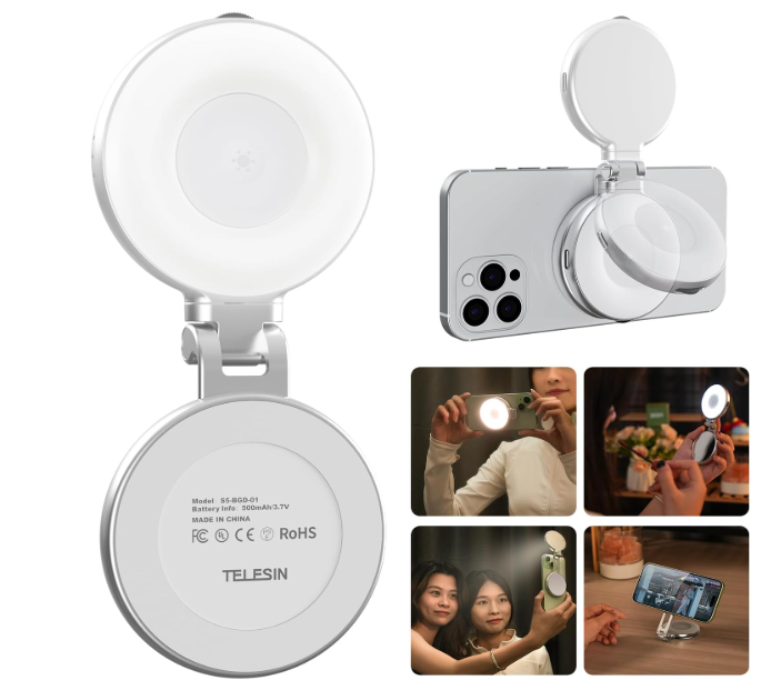 Luz magnética para Selfie